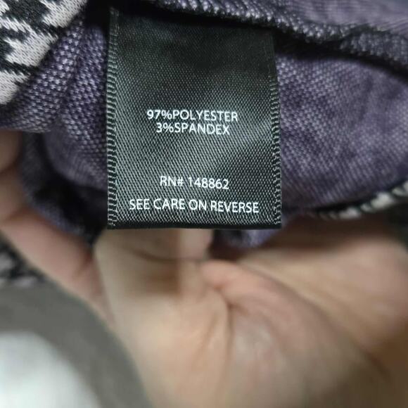 Torrid Studio Double Knit Cropped Collarless Jacket Size 5X Houndstooth - Picture 5 of 5